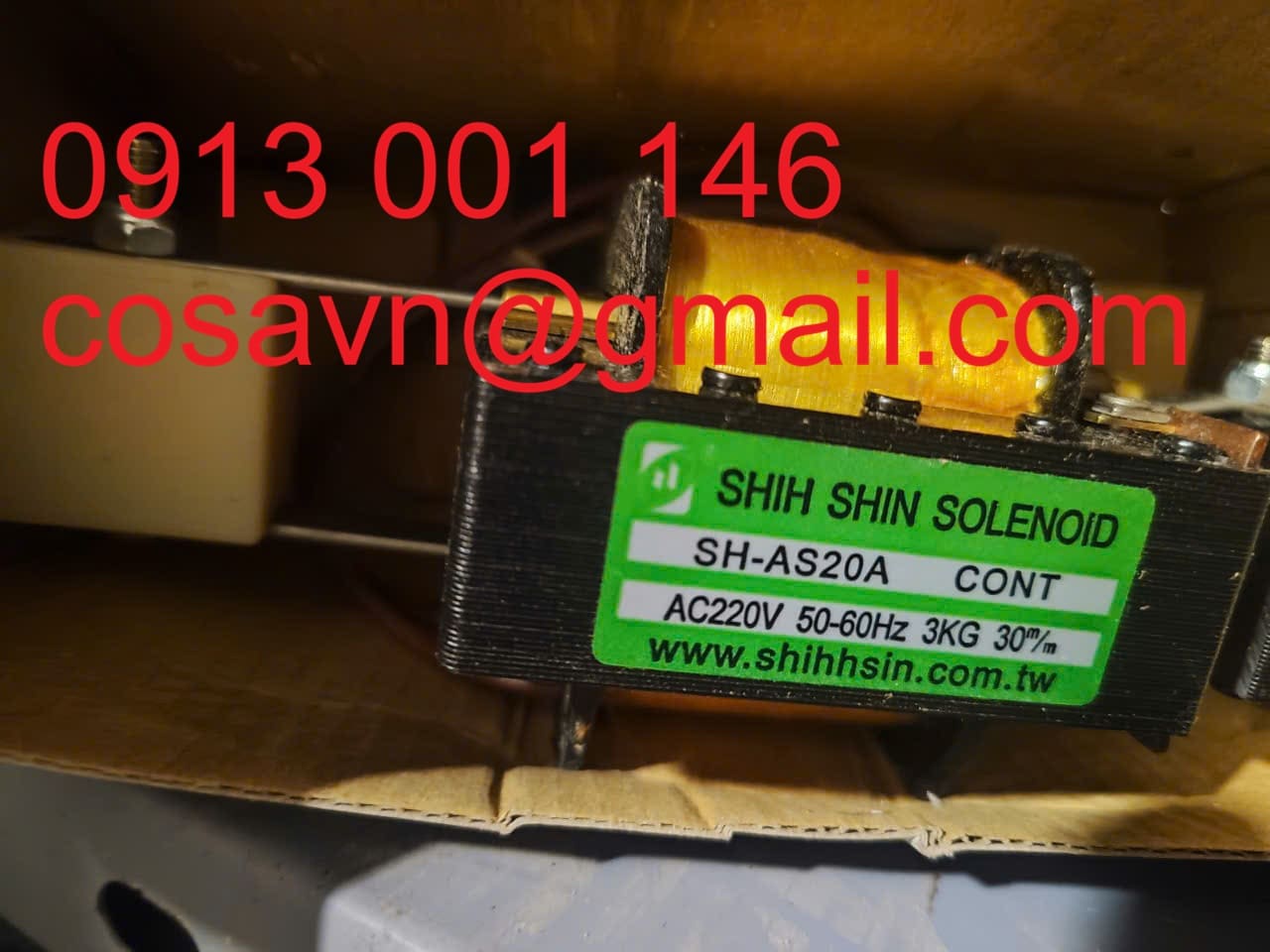 Shih Shin Van điện từ Shih Shin SH-AS20A SH-AS20A